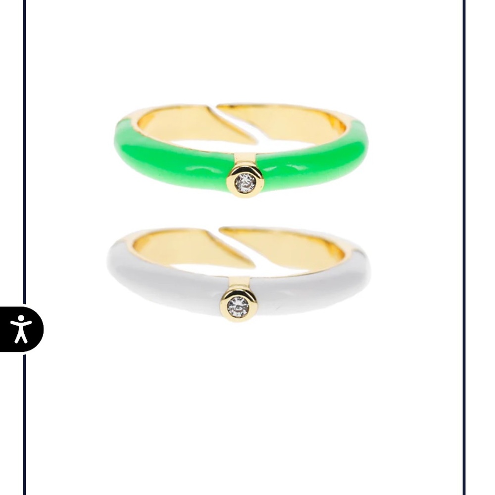 Adjustable Y2K ring